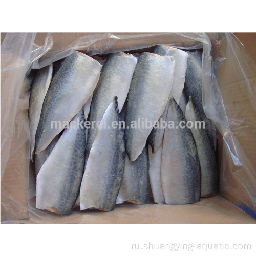 Китайская рыба замороженная тихоокеанская скумбрия филе